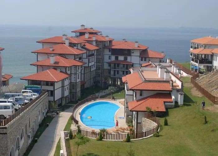 с фронтална гледка море Свети Влас